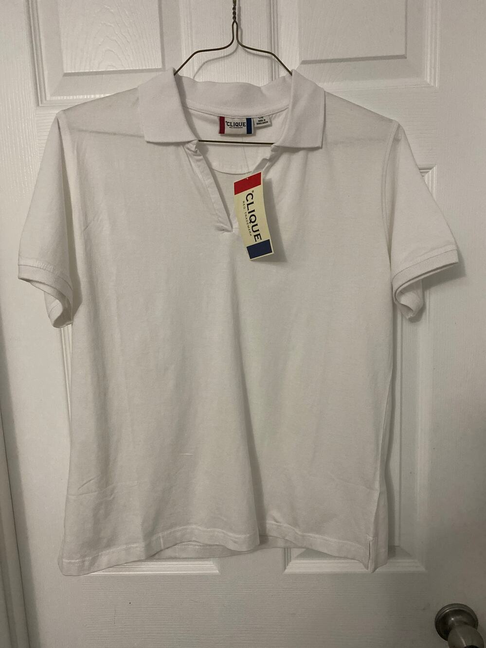 Clique Womens polo size large NWT